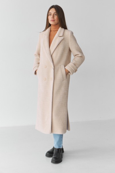 Жіноче пальто 342 альпака