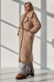 Жіноче осіннє пальто 385а матеріал баранчик