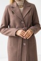 Жіноче вовняне пальто 9.315a капучіно