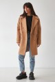 Женское весеннее пальто М379 бушлат
